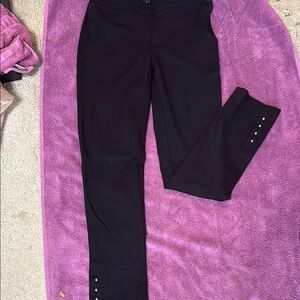 White House Black Market Black Skinny Jumpsuit